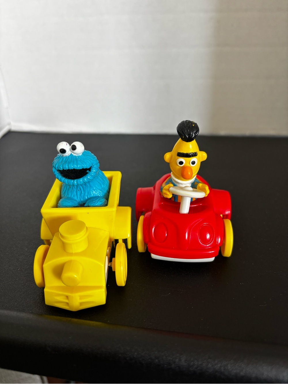 Vintage Illco Sesame Street Bert and Cookie Monster Figures